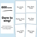 The Rap Cards Game: Create the best rap using all the words on your cards & win each round - Image 3