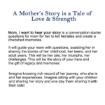 Conversation Starter to share her life & her love - Image 3